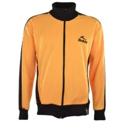 BUKTA Track Top Amber With Black Panels/Cuffs/W'Band