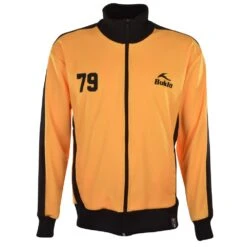 BUKTA Heritage Track Top Amber With Black Panels/Cuffs/W'Ba