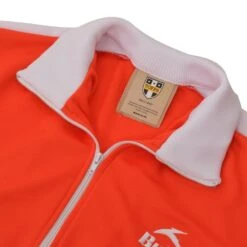 BUKTA Heritage Track Top Red With White Panels/Cuffs/W'Band -Toffs bukjred2 2