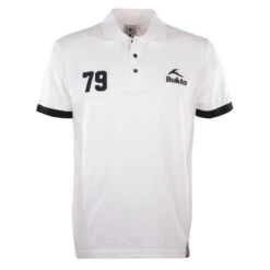 BUKTA Heritage Polo White With Black Cuffs