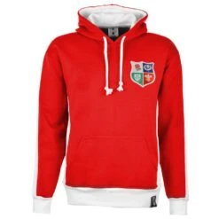 British & Irish Lions 1970's Hoodie - Red