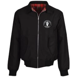 Swansea City Black Harrington Jacket
