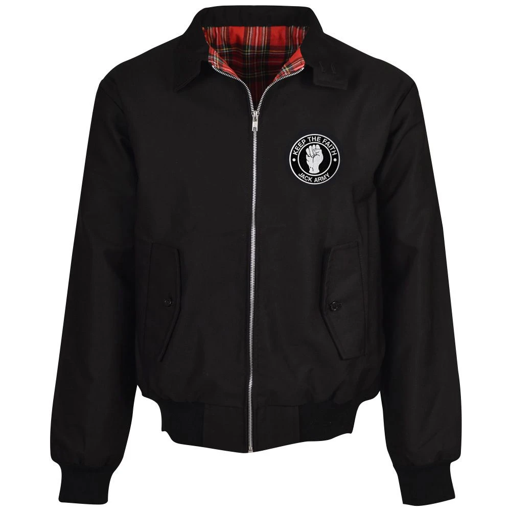 Swansea City Black Harrington Jacket Swansea City Black Harrington Jacket -Toffs hj0008 1