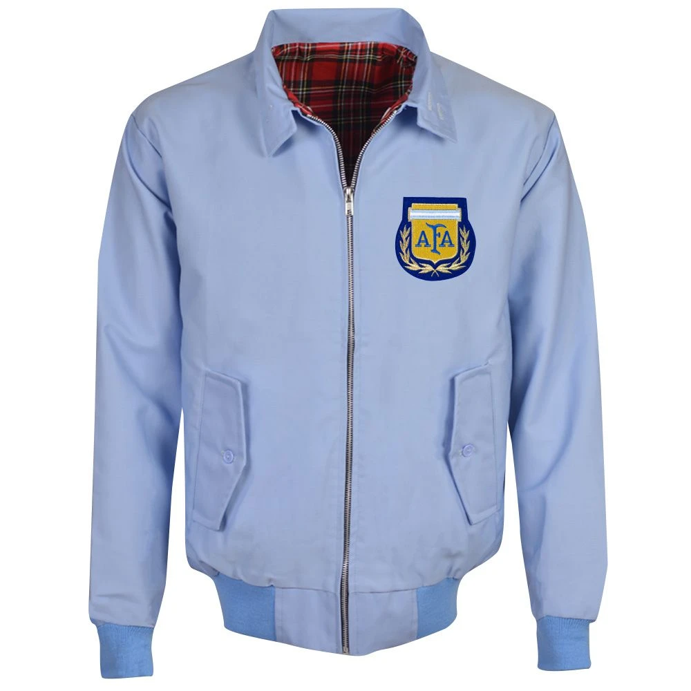 Argentina Light Blue Harrington Jacket Argentina Light Blue Harrington Jacket -Toffs hj0030