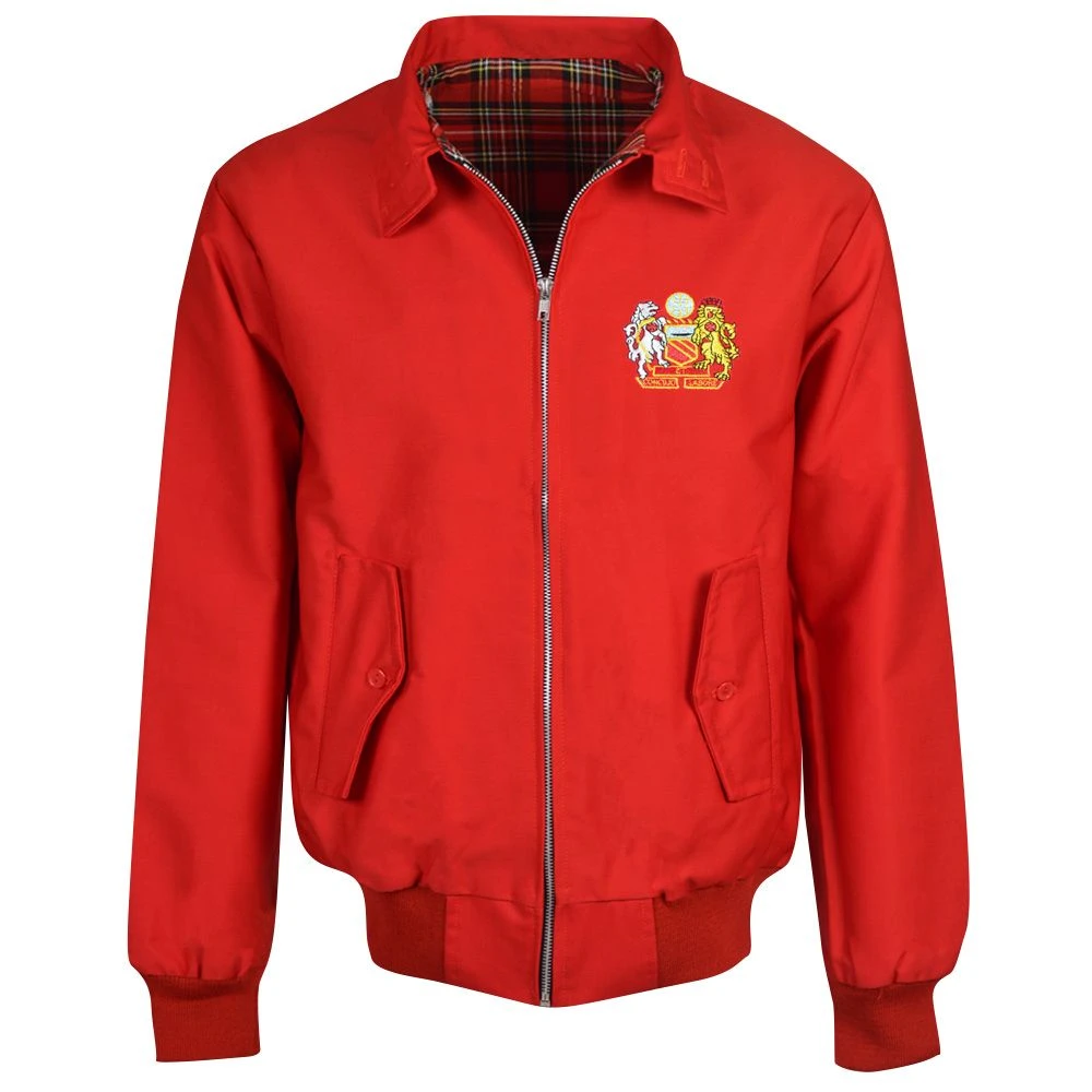 Manchester Reds 1970's Red Harrington Jacket Manchester Reds 1970's Red Harrington Jacket -Toffs hj0044