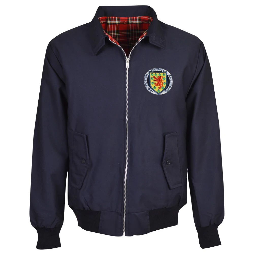 Scotland 1970s Navy Harrington Jacket Scotland 1970s Navy Harrington Jacket -Toffs hj0091