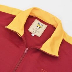 TOFFS Est 1990 Track Top - Maroon/Amber -Toffs j0053 2