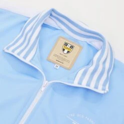 The Old Fashioned Football Shirt Co. - Sky/White Track Top -Toffs j0057 2