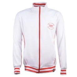 The Old Fashioned Football Shirt Co. - White/Red Track Top