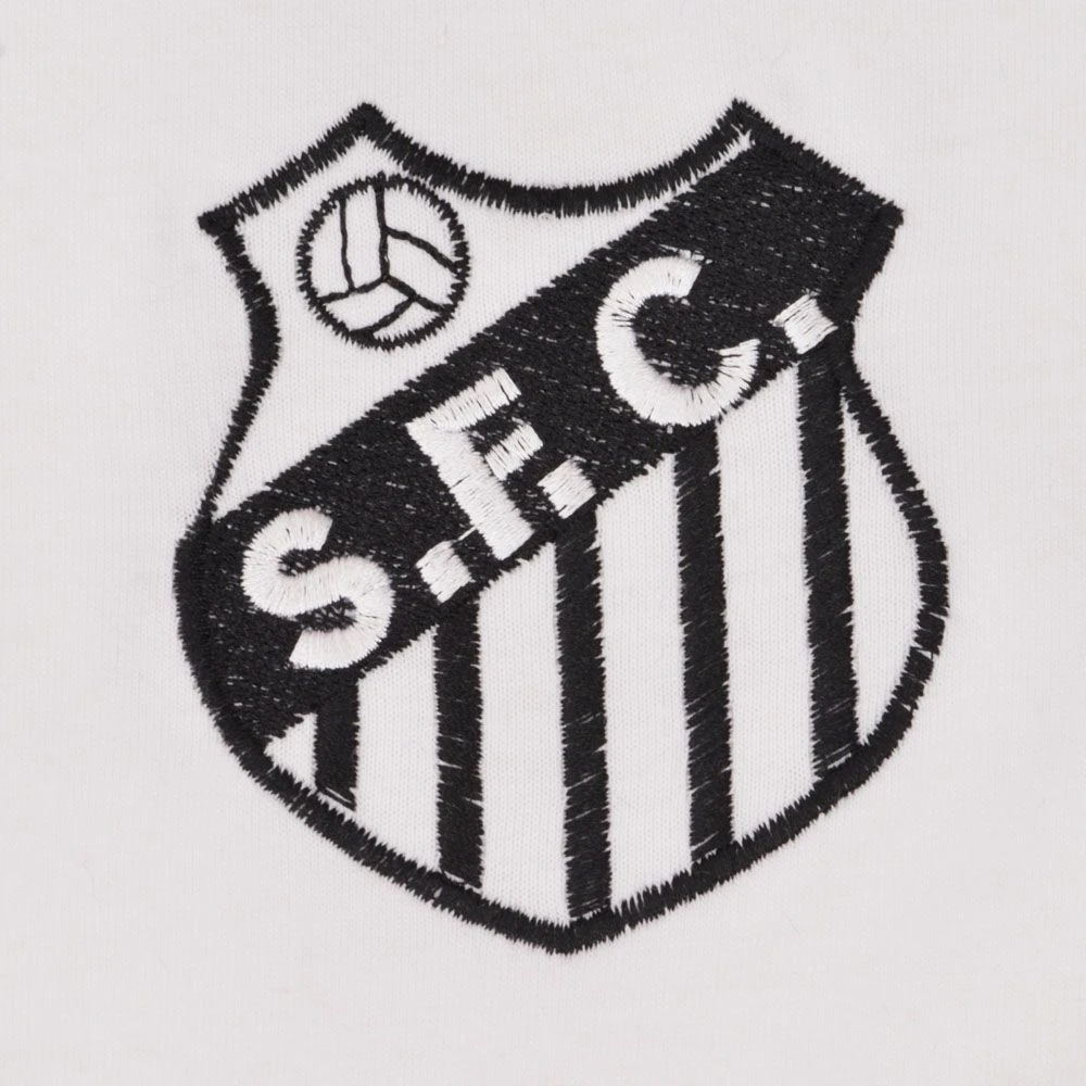 Santos No 10 White Polo Shirt Santos No 10 White Polo Shirt -Toffs p0020 1