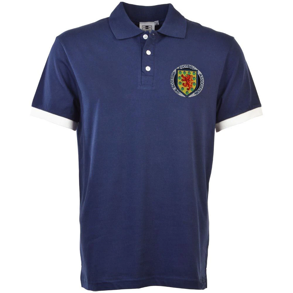 Scotland 1970's World Cup Polo Scotland 1970's World Cup Polo -Toffs p0078 scotland 1970 s badge polo