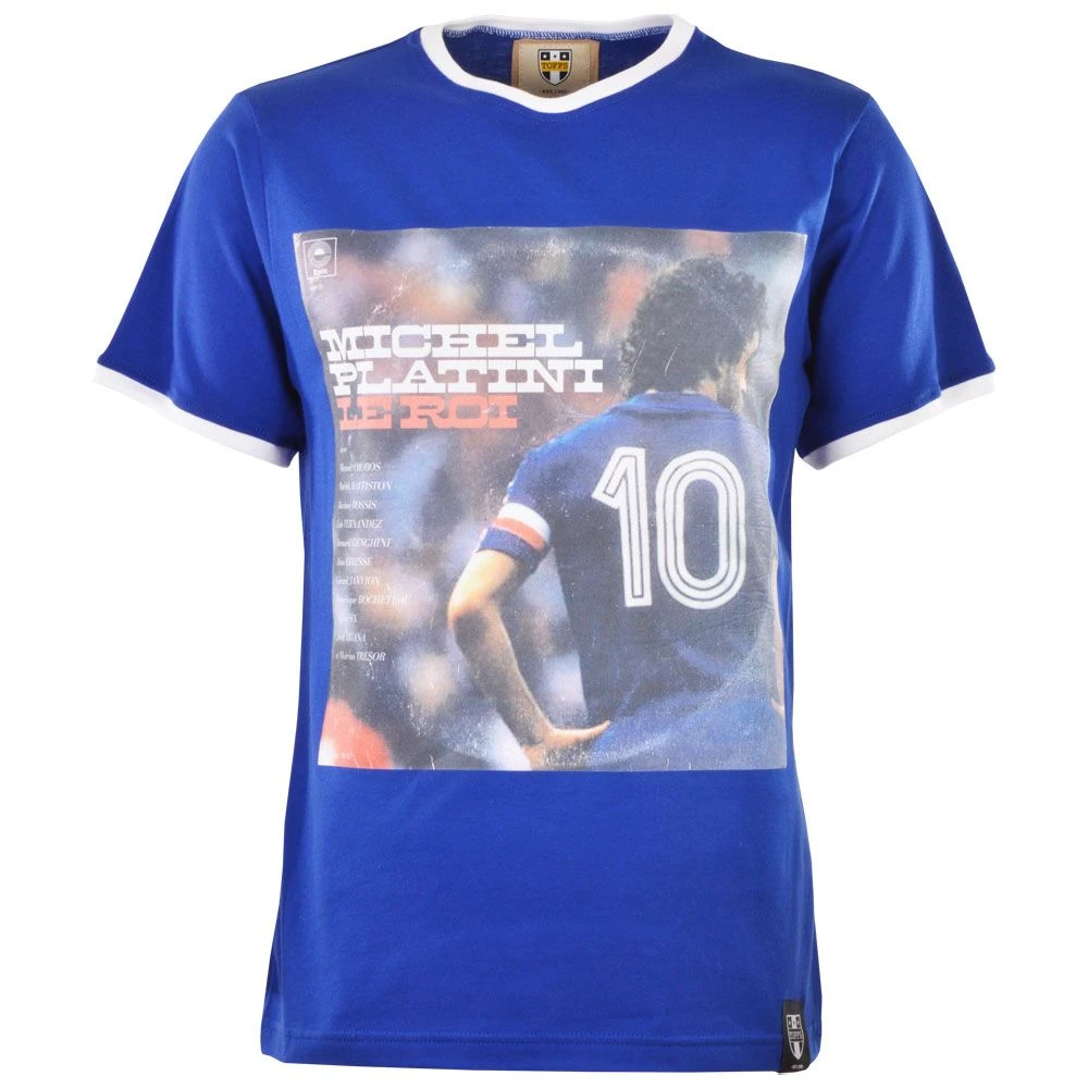 Pennarello: LPFC - Platini T-Shirt - Royal/White Ringer Pennarello: LPFC - Platini T-Shirt - Royal/White Ringer -Toffs print0056