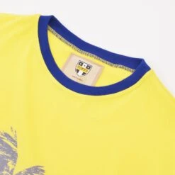 Colombia T-Shirt - Yellow/Royal Ringer -Toffs print0115 2