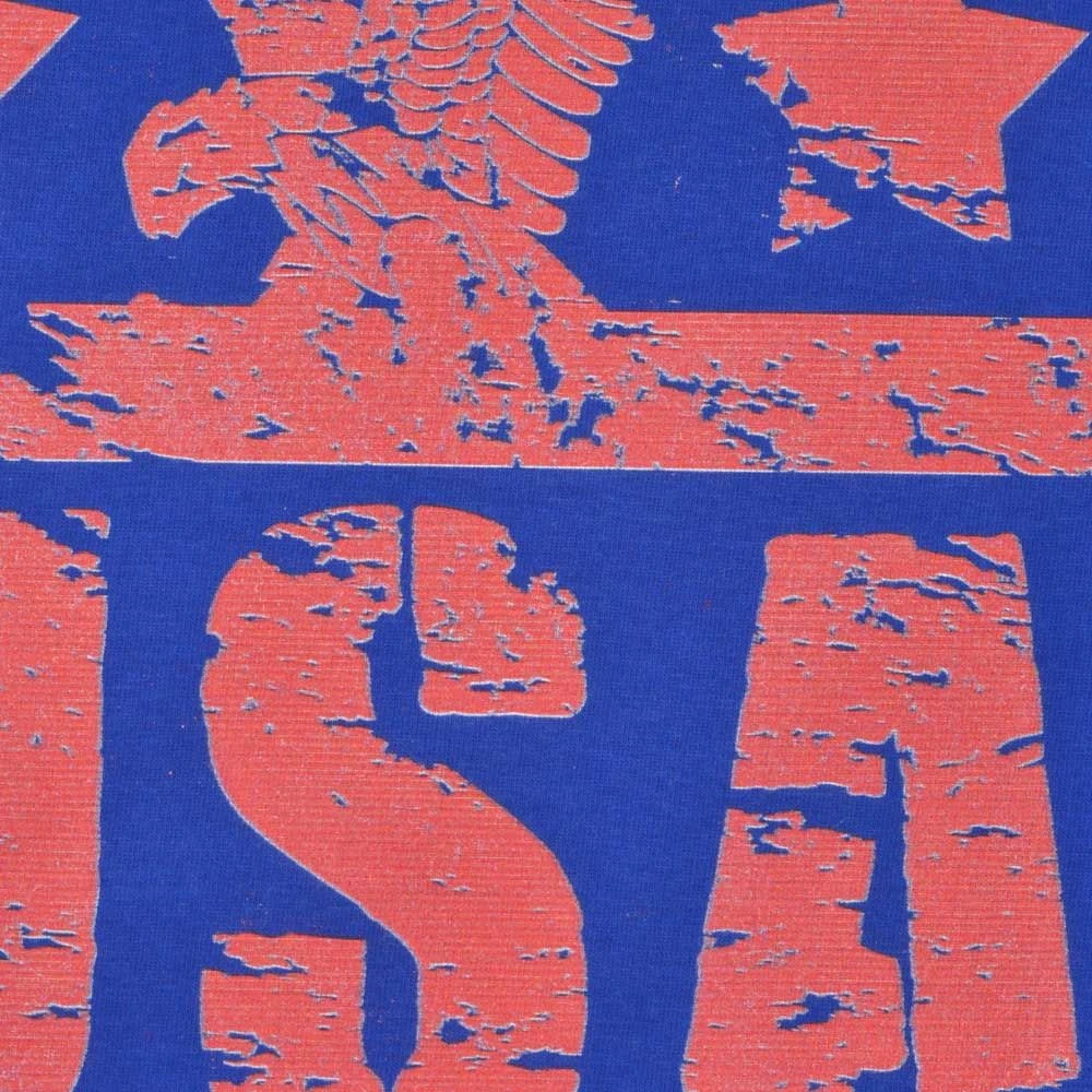 USA T-Shirt - Royal/White Ringer USA T-Shirt - Royal/White Ringer -Toffs print0116 1