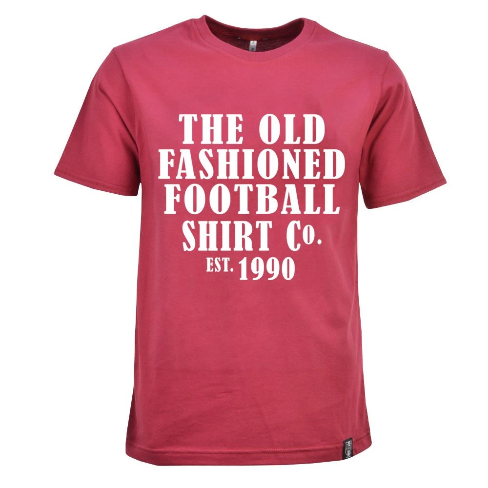 The Old Fashioned Football Shirt Co. - Maroon T-Shirt The Old Fashioned Football Shirt Co. - Maroon T-Shirt -Toffs print0143 3