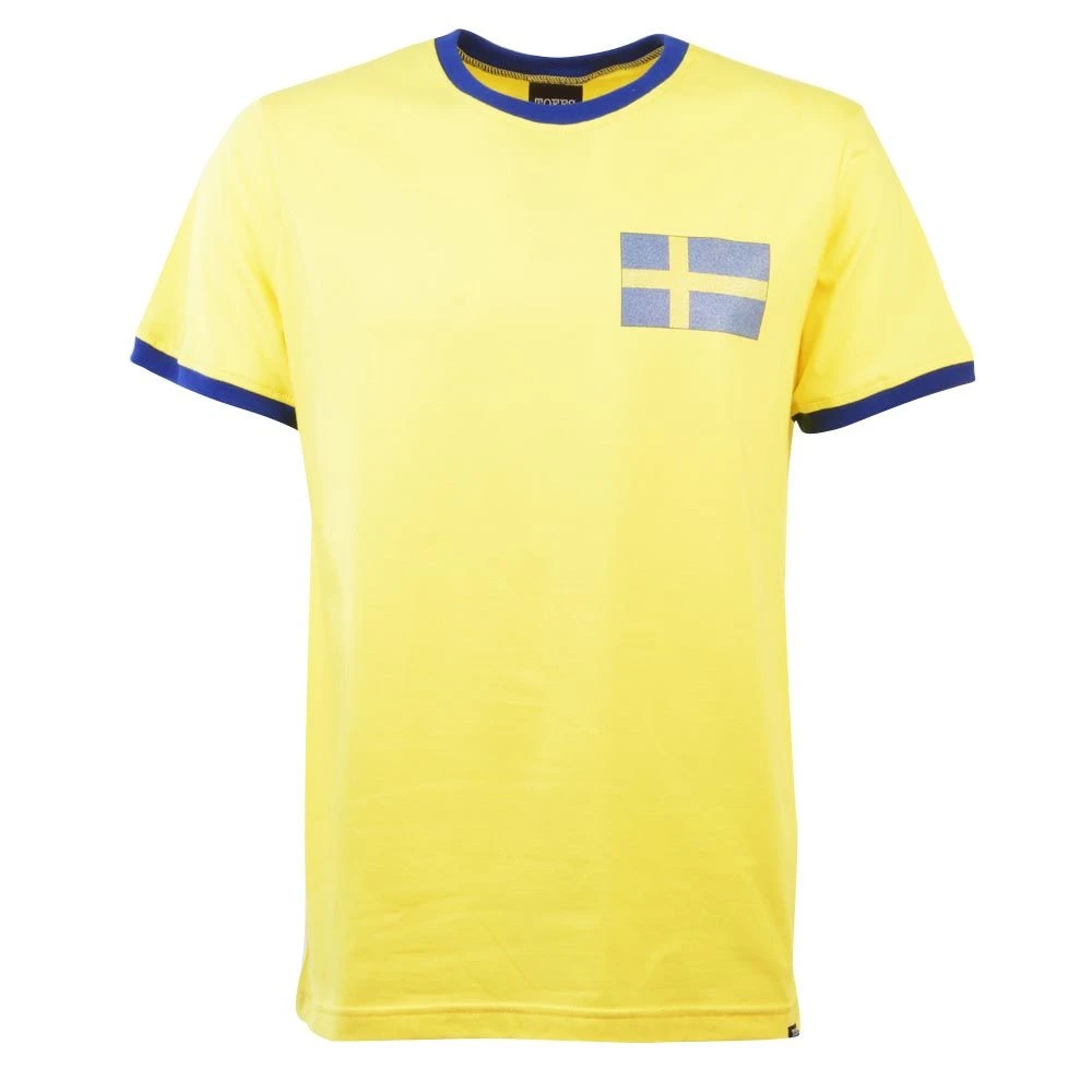 Sweden 12th ManT-Shirt - Yellow/Royal Ringer Sweden 12th ManT-Shirt - Yellow/Royal Ringer -Toffs print0285