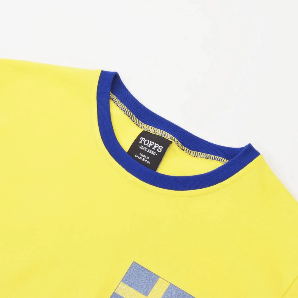 Sweden 12th ManT-Shirt - Yellow/Royal Ringer Sweden 12th ManT-Shirt - Yellow/Royal Ringer -Toffs print0285 2