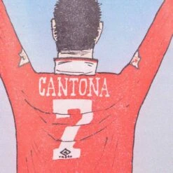 Pennarello: I Am Cantona Zipped Hoodie - Red -Toffs print0303 2