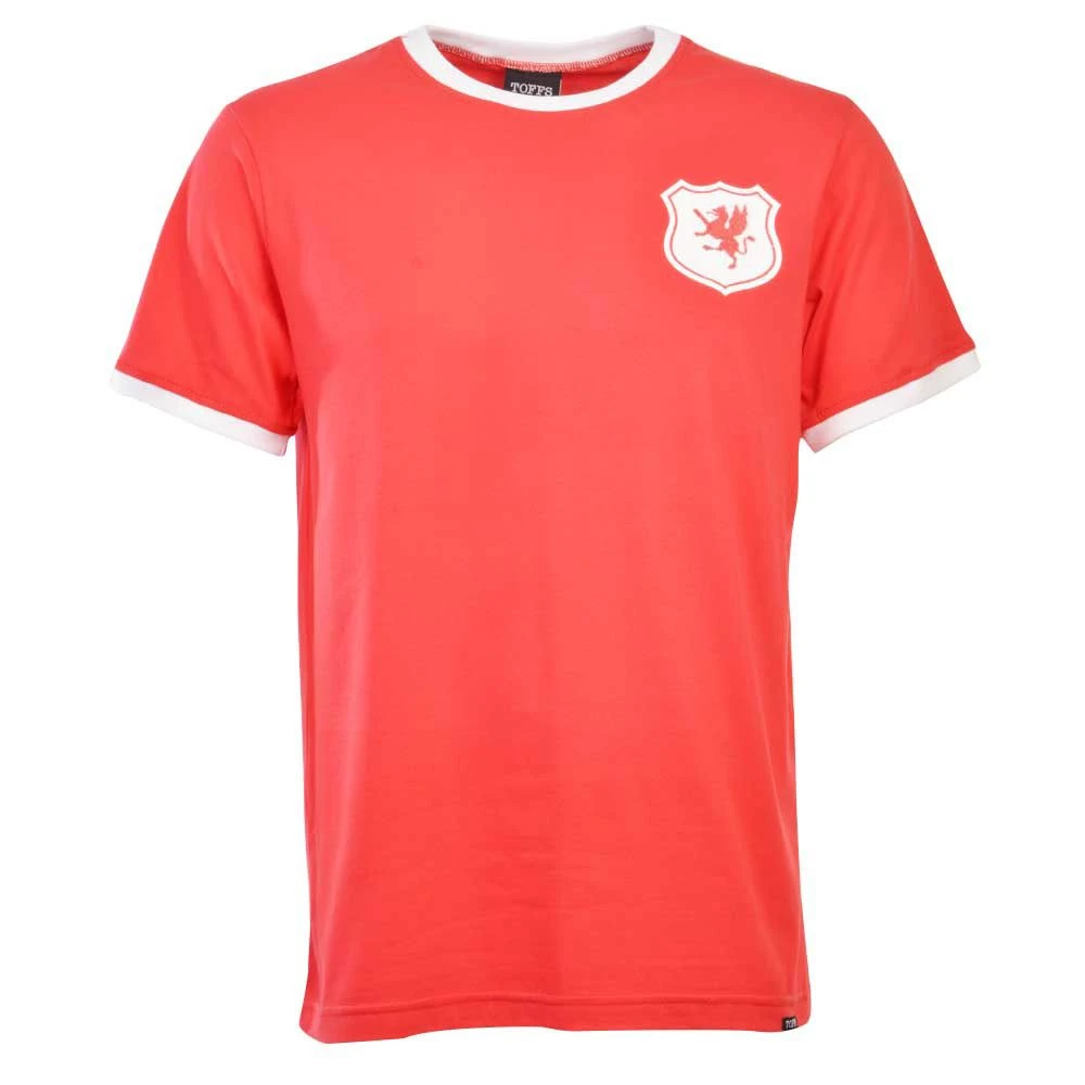 Wales 11 12th Man T-Shirt - Red/White Ringer Wales 11 12th Man T-Shirt - Red/White Ringer -Toffs print0323