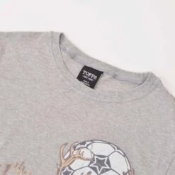 NASL: Colorado Caribous T-Shirt - Grey Marl -Toffs print0339 2
