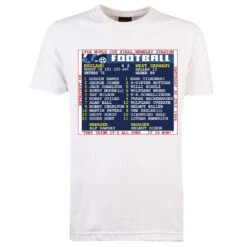 1966 World Cup Final (England) Retrotext T-Shirt - White