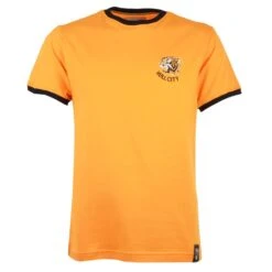 Hull City 12th Man T-Shirt - Amber/Black Ringer