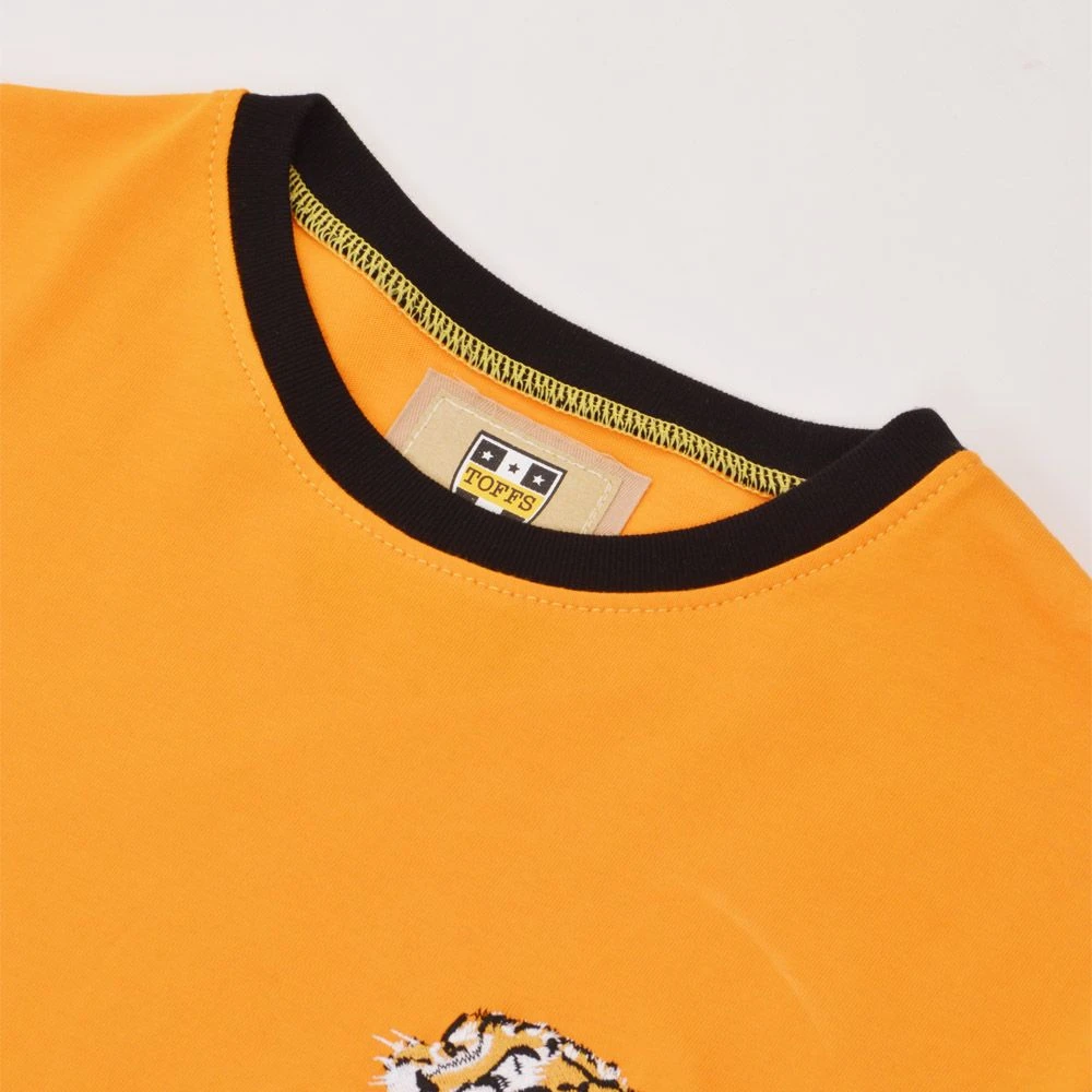 Hull City 12th Man T-Shirt - Amber/Black Ringer Hull City 12th Man T-Shirt - Amber/Black Ringer -Toffs t0065 2