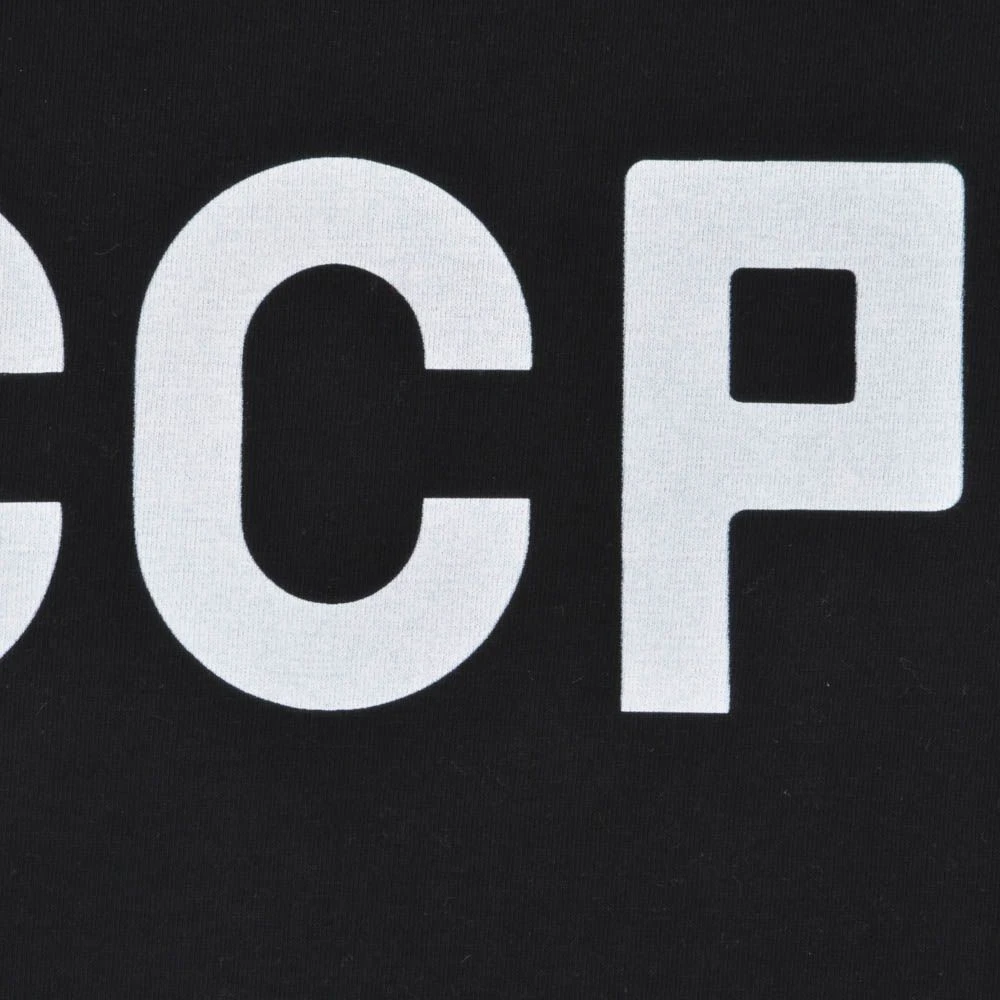 Soviet Union (CCCP) 12th Man T-Shirt - Black/White Ringer Soviet Union (CCCP) 12th Man T-Shirt - Black/White Ringer -Toffs t0073 1