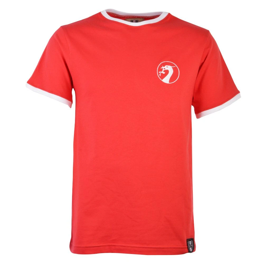 Liverpool 12th Man T-Shirt - Red/White Ringer Liverpool 12th Man T-Shirt - Red/White Ringer -Toffs t0075