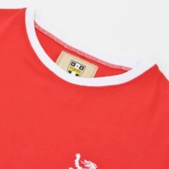 Middlesbrough 12th Man T-Shirt - Red/White Ringer -Toffs t0081 2