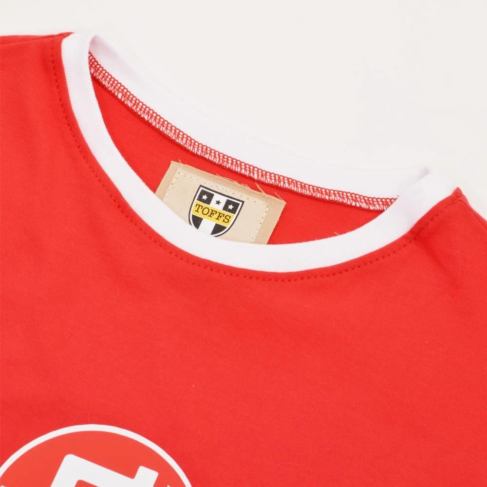 Swindon Town 12th Man T-Shirt - Red/White Ringer Swindon Town 12th Man T-Shirt - Red/White Ringer -Toffs t0082 2