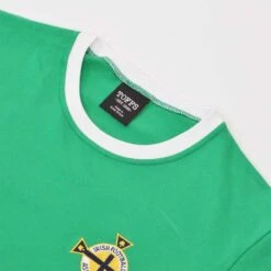 Northern Ireland 12th Man T-Shirt - Green/White Ringer -Toffs t0085 2