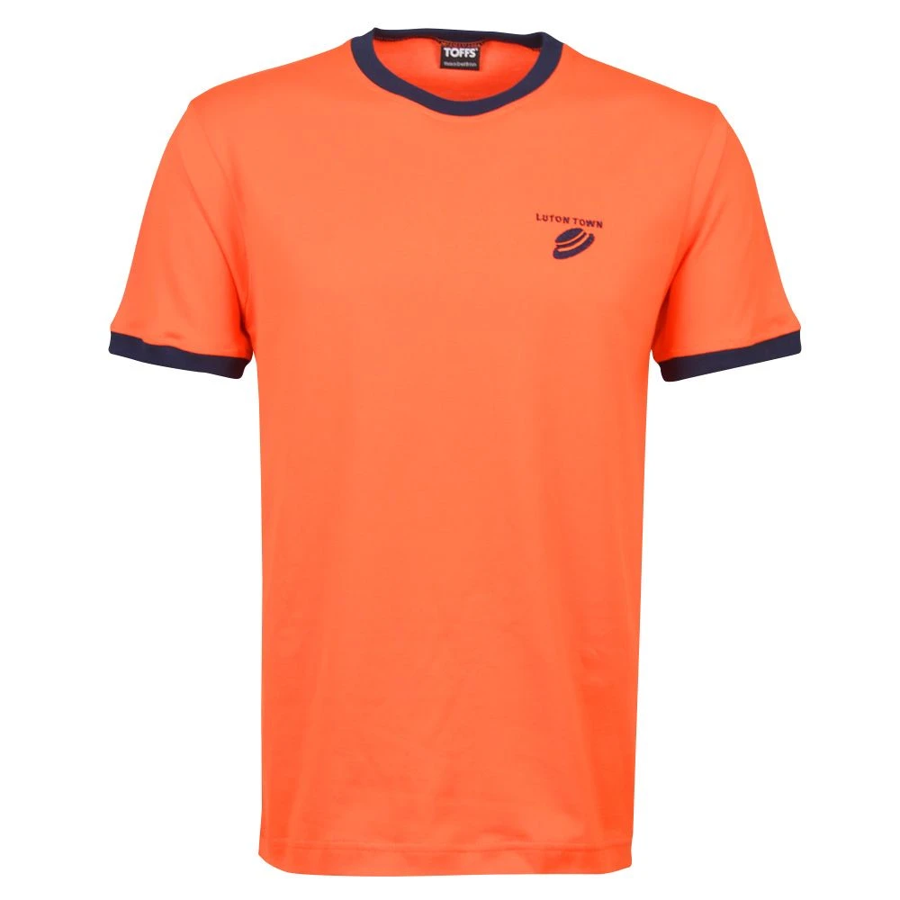 Luton Town T-Shirt Orange/Navy Luton Town T-Shirt Orange/Navy -Toffs t0215